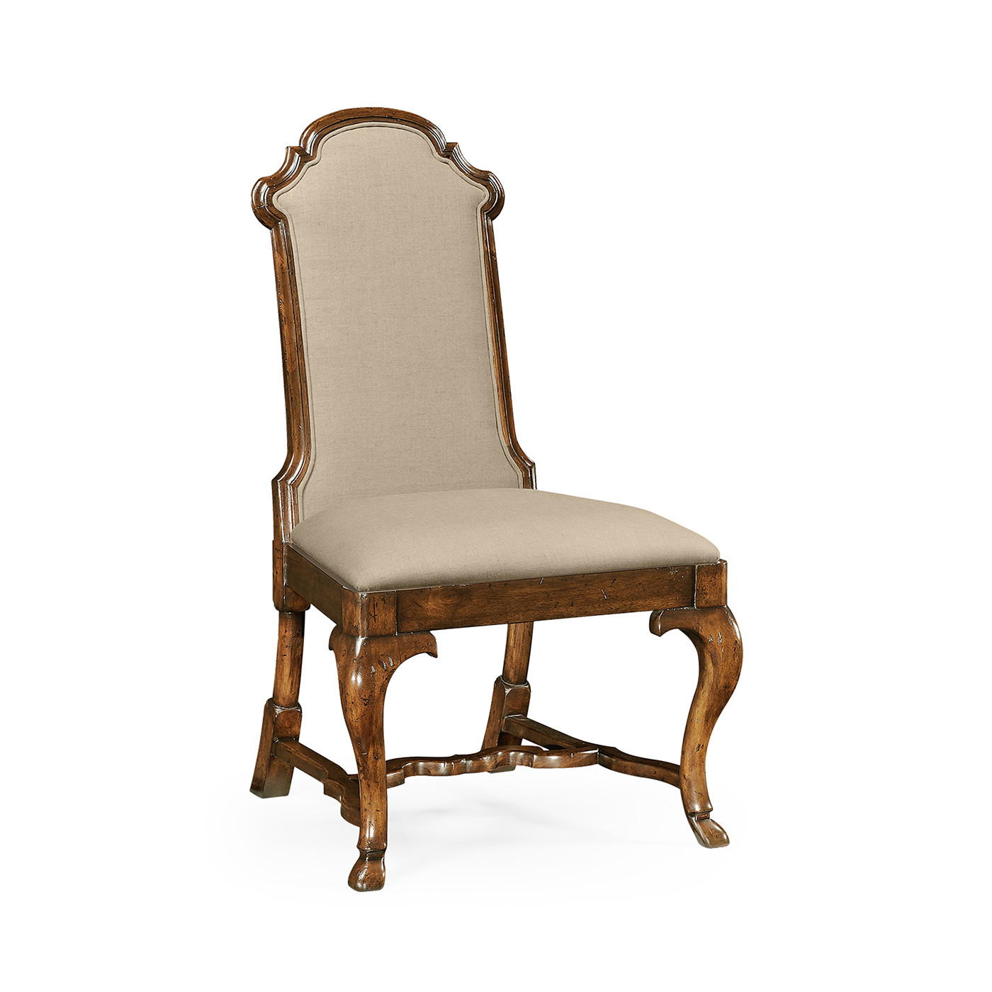 Queen Anne style dining or fireside chair (Side)