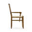 Dark Oak Ladder Back Country Arm Chair