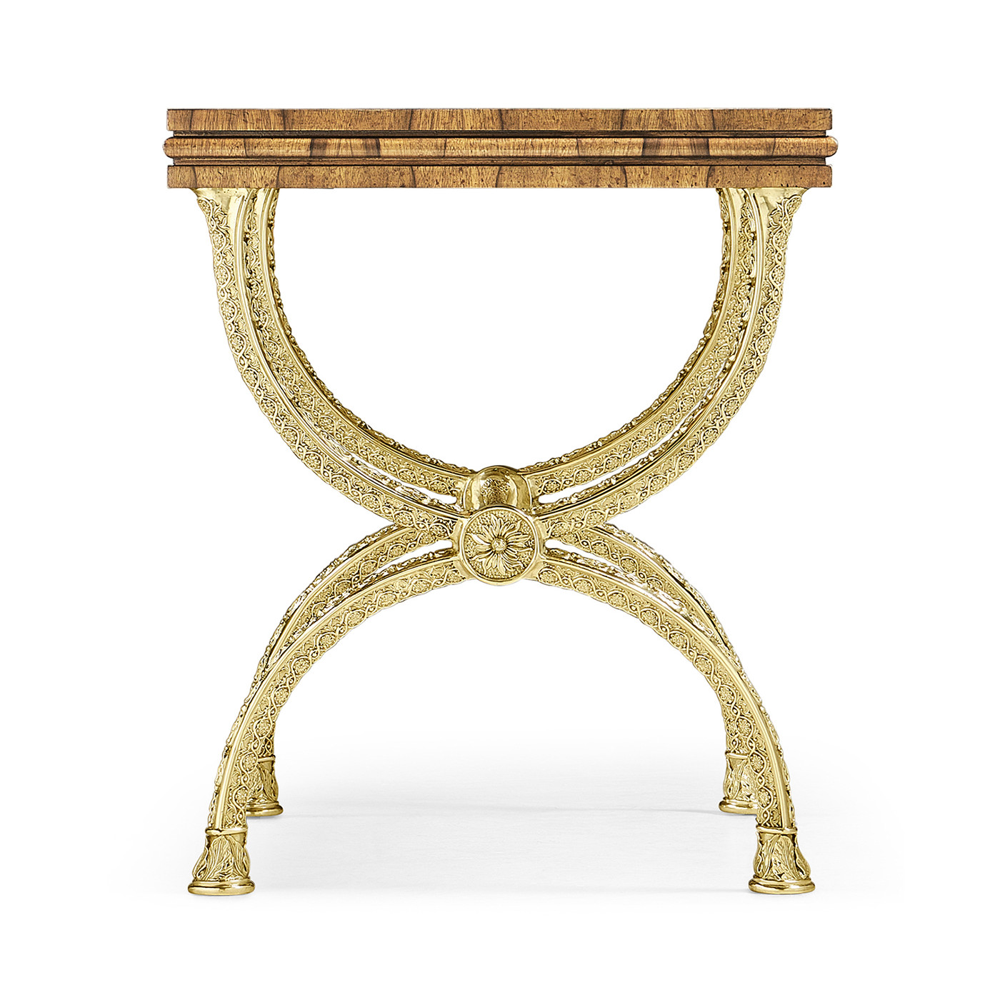 Argentinian walnut rectangular side table