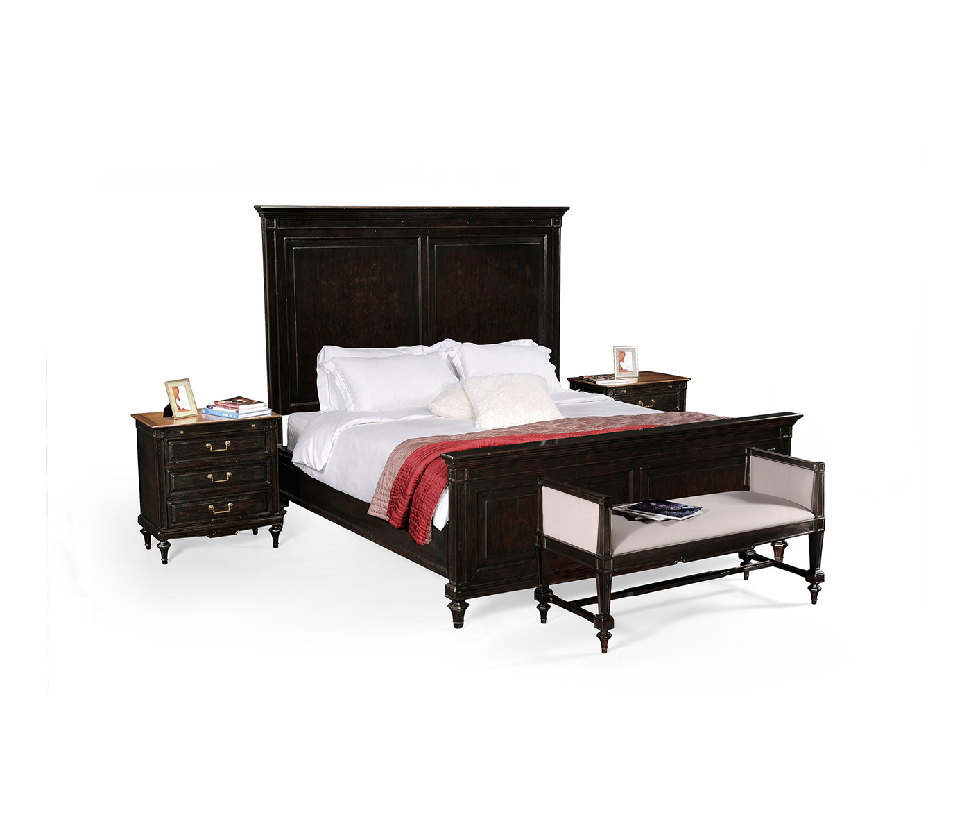 Ebonised US King Bed