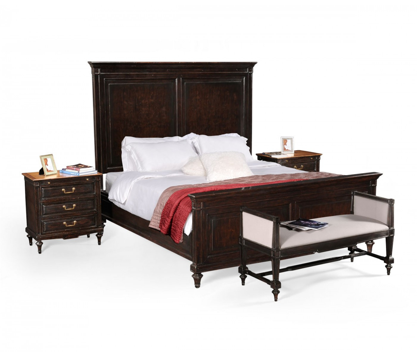 Ebonised Cali King Bed