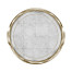 Églomisé & Silver Circular Tray
