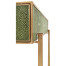 Green Faux Shagreen Gilded Side Table