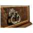 Victorian Style Walnut Letter Tray with Drawer