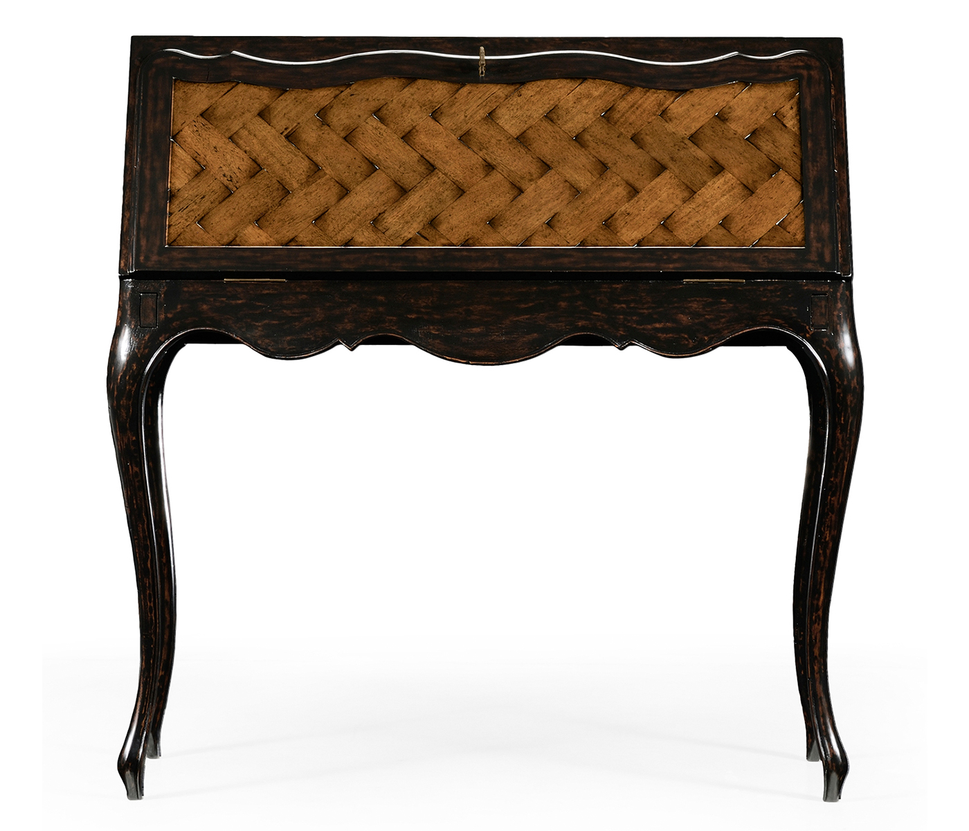 French style bureau with parquet fall front