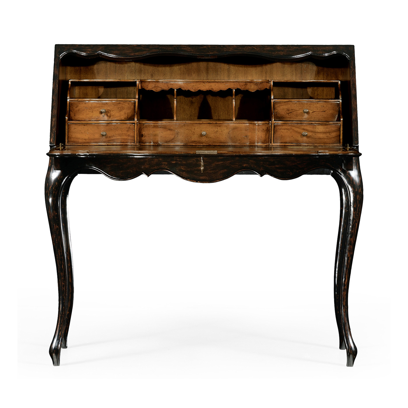 French style bureau with parquet fall front