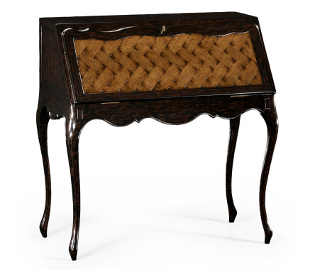 French style bureau with parquet fall front
