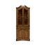 Walnut queen Anne style corner cabinet