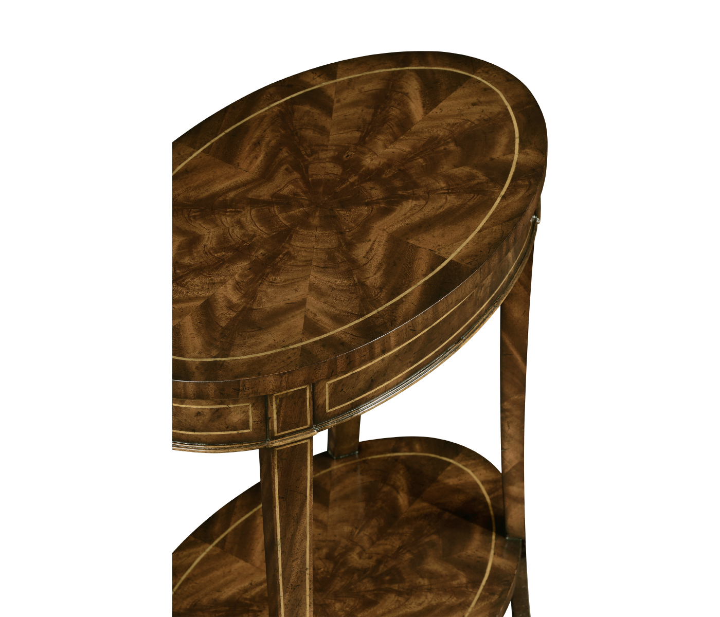 Mahogany Oval Lamp Table
