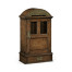 Dark Oak Letter Box with Lock