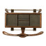 Regency Style Walnut Valet Stand with Stud Box