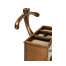 Regency Style Walnut Valet Stand with Stud Box