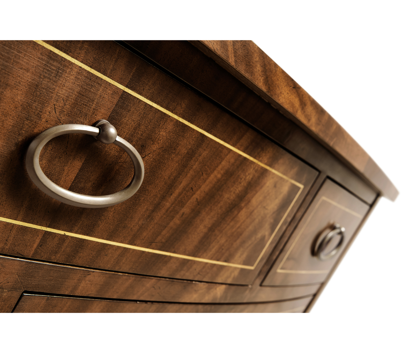 Biedermeier Bow Front Chest