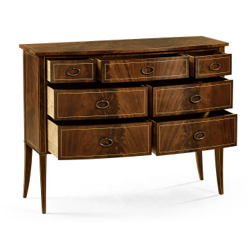 Biedermeier Bow Front Chest