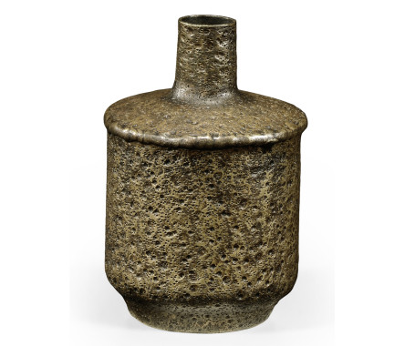 Small Textured Brass Vase