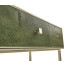 Green Faux Shagreen & Silver Console