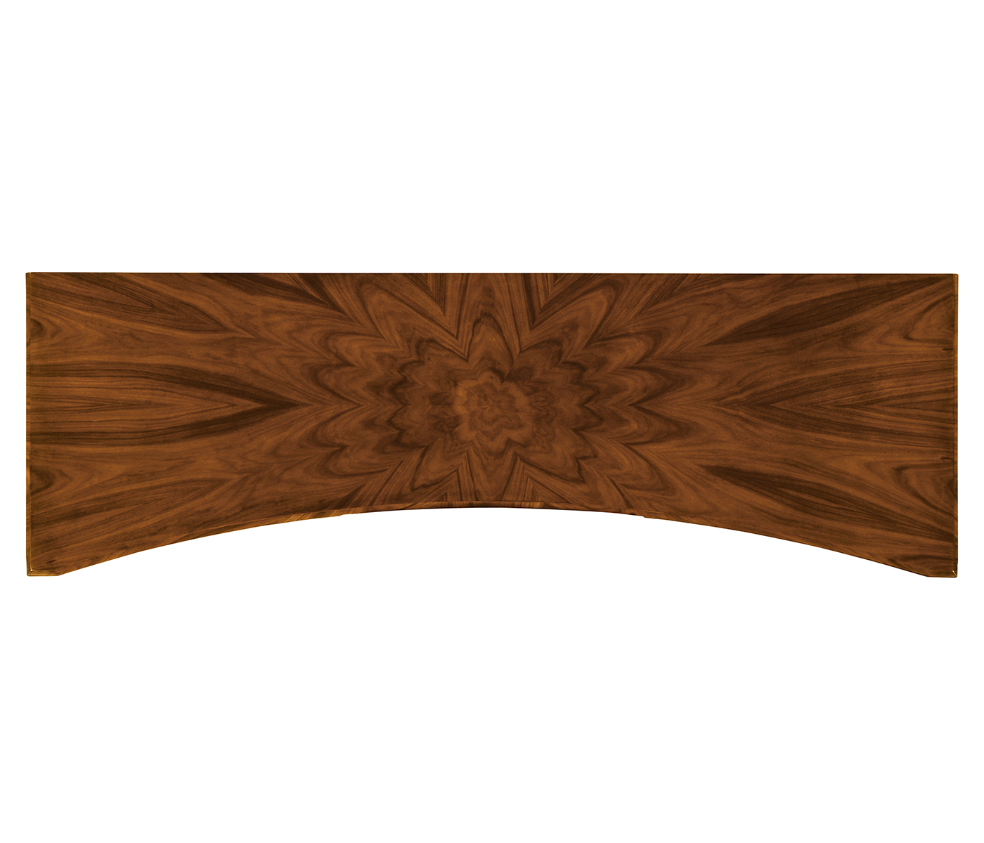 Art Deco curved sideboard with stainless steel (High lustre)