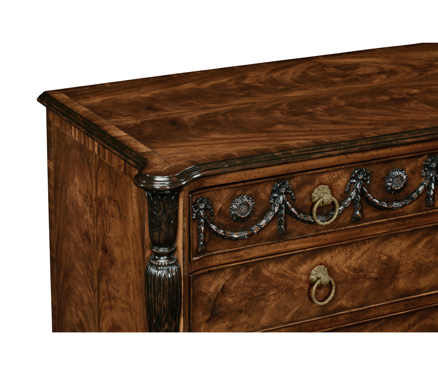 Neo-Classical Mahogany Chest of Drawers