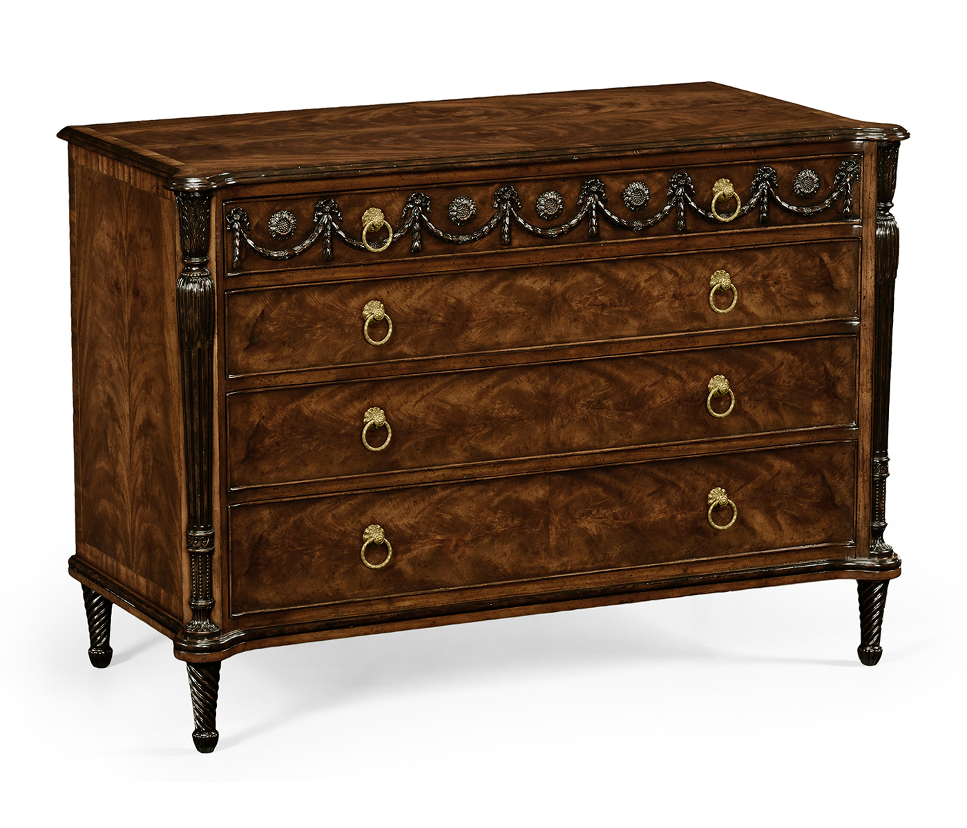 Neo-Classical Mahogany Chest of Drawers