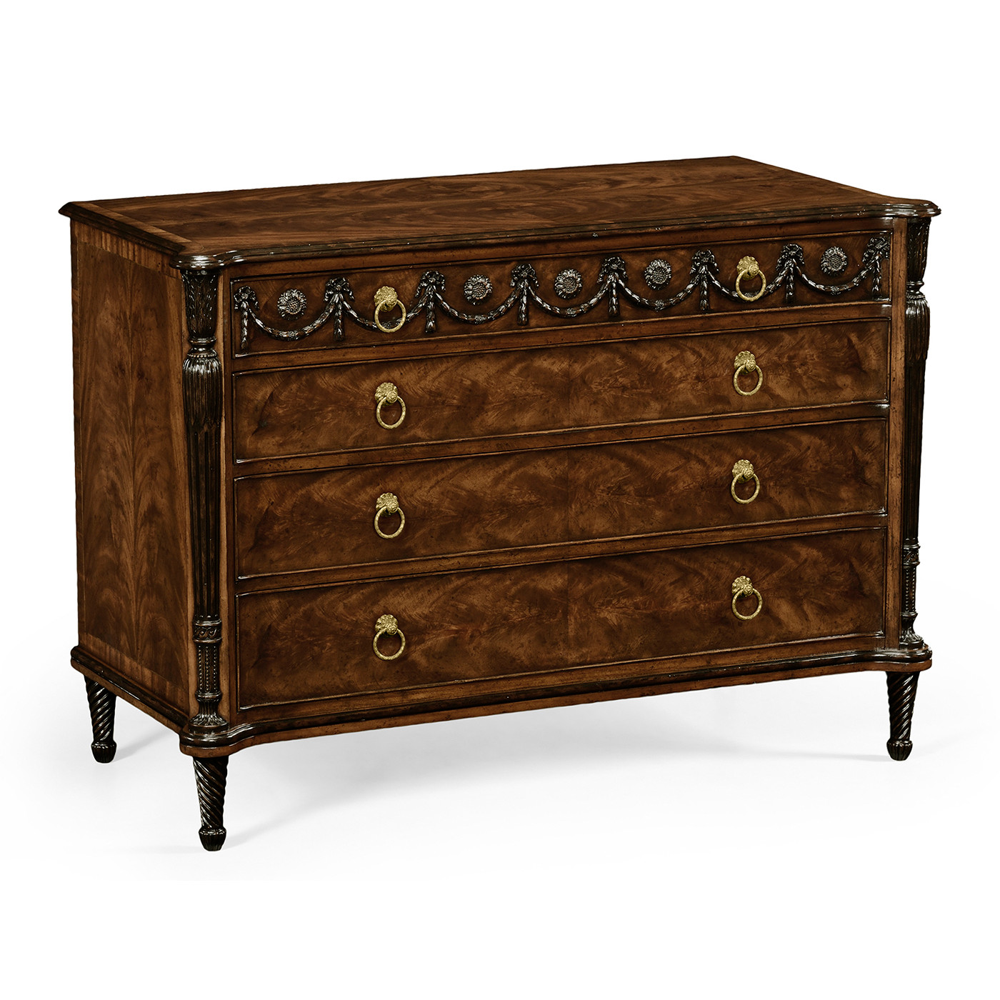 Neo-Classical Mahogany Chest of Drawers