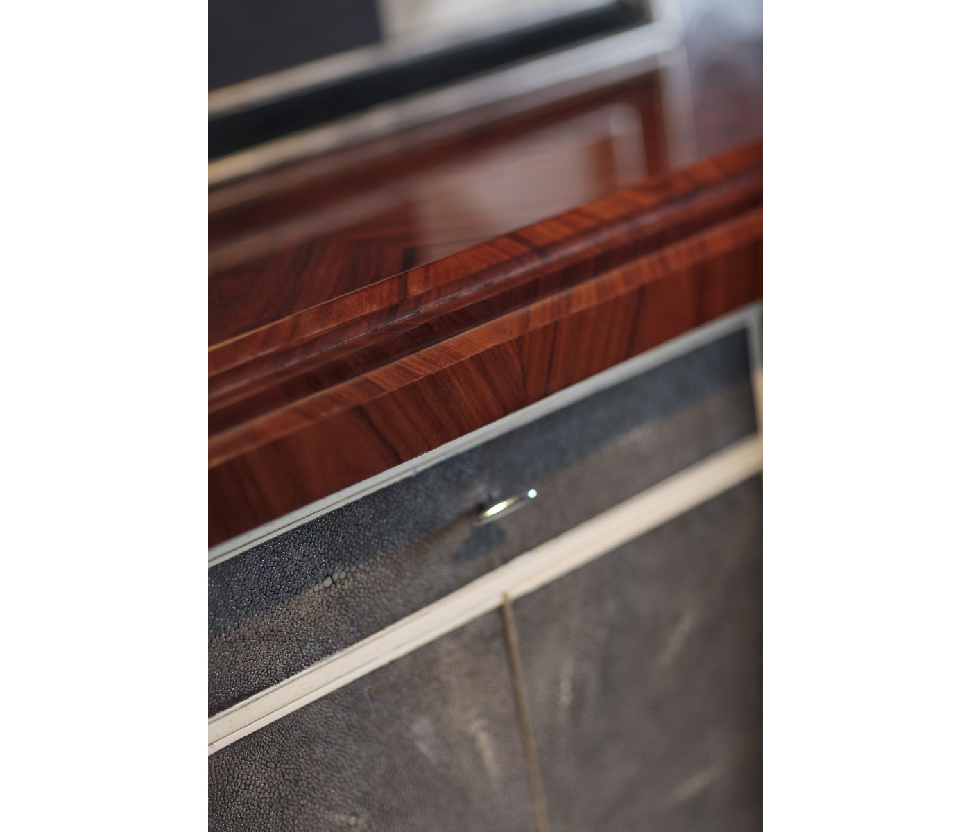 Art Deco Macassar Ebony High Lustre Secretaire