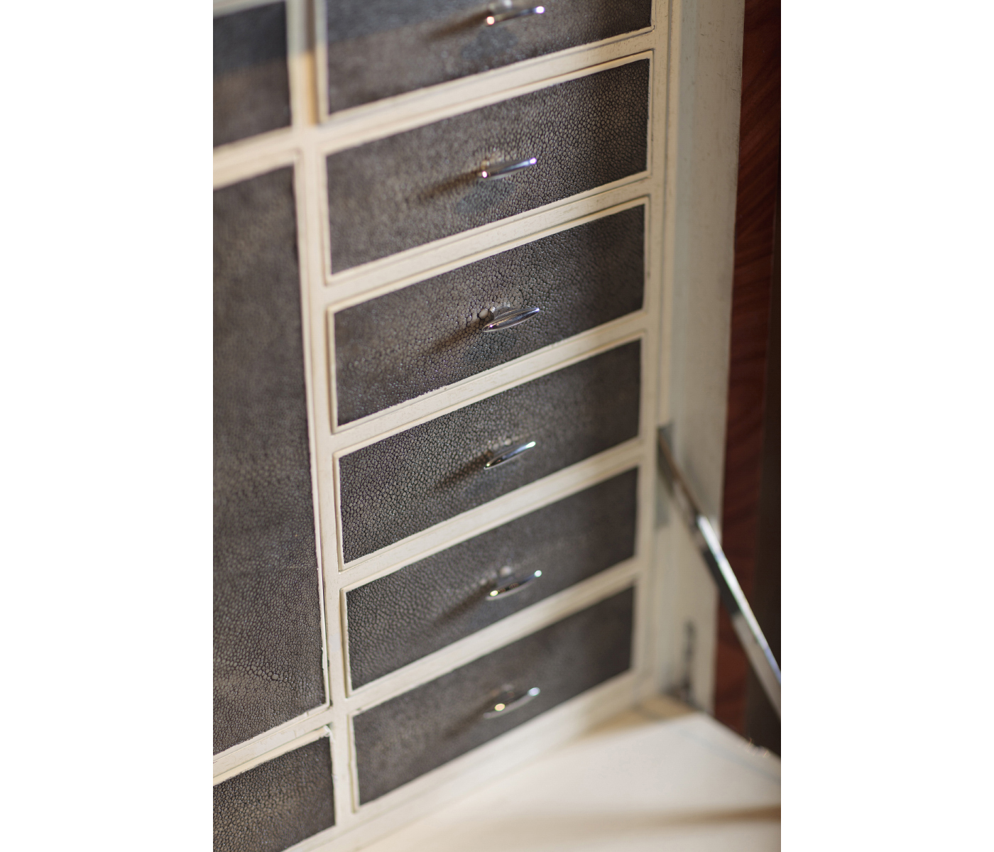 Art Deco Style Secretaire with Brass