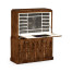 Art Deco style secretaire with stainless steel (Satin)