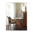 Art Deco Satin Secretaire with Brass