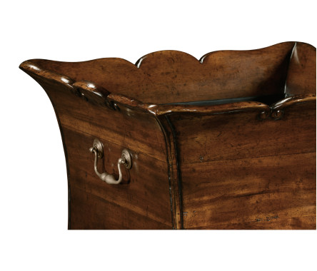 Mahogany Standing Trough Planter