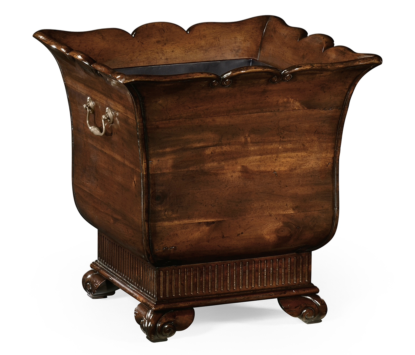 Mahogany Standing Trough Planter