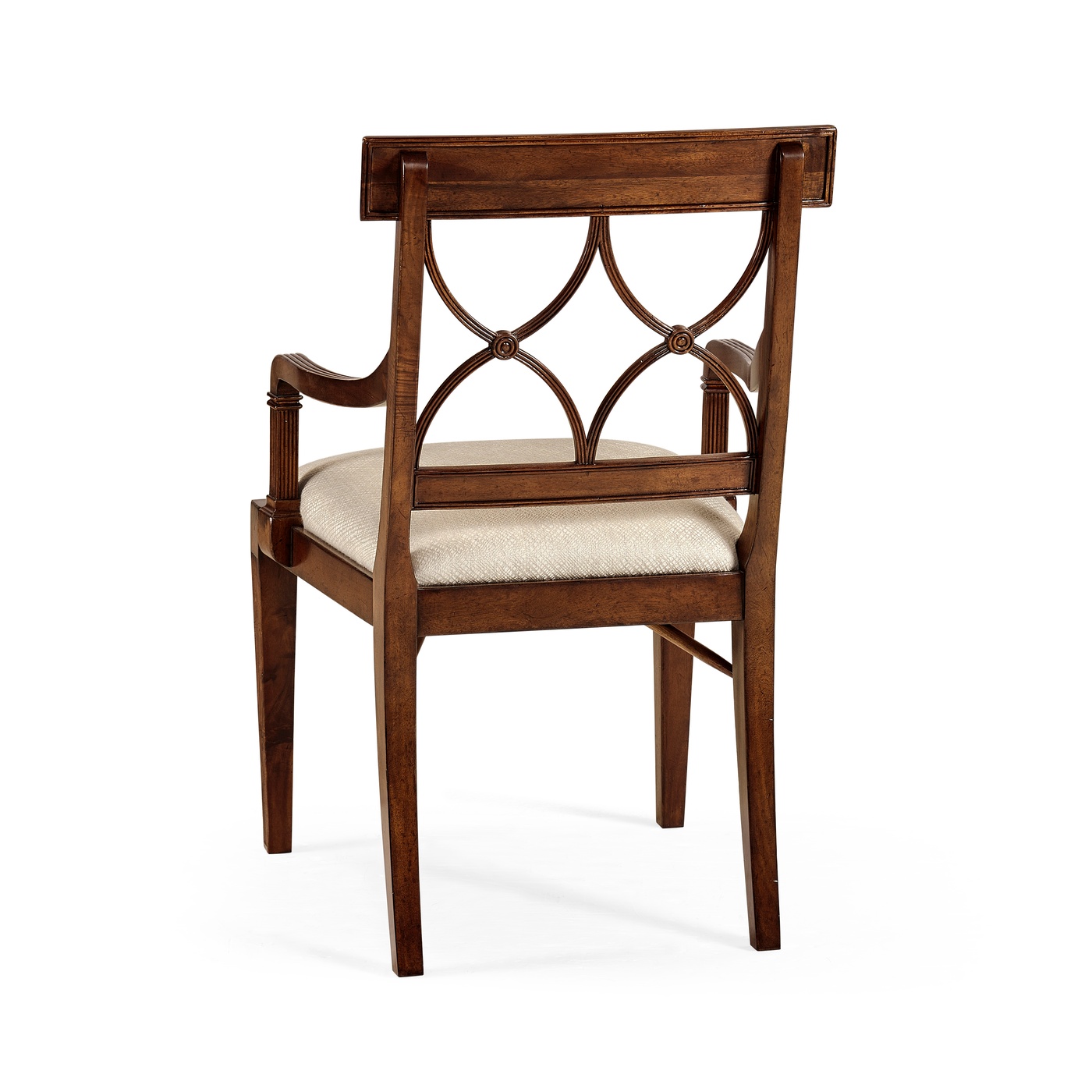 Regency Mahogany Curved Back Arm Chair