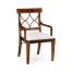 Regency Mahogany Curved Back Arm Chair