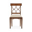 Regency Crotch Walnut Curved Back Side Chair