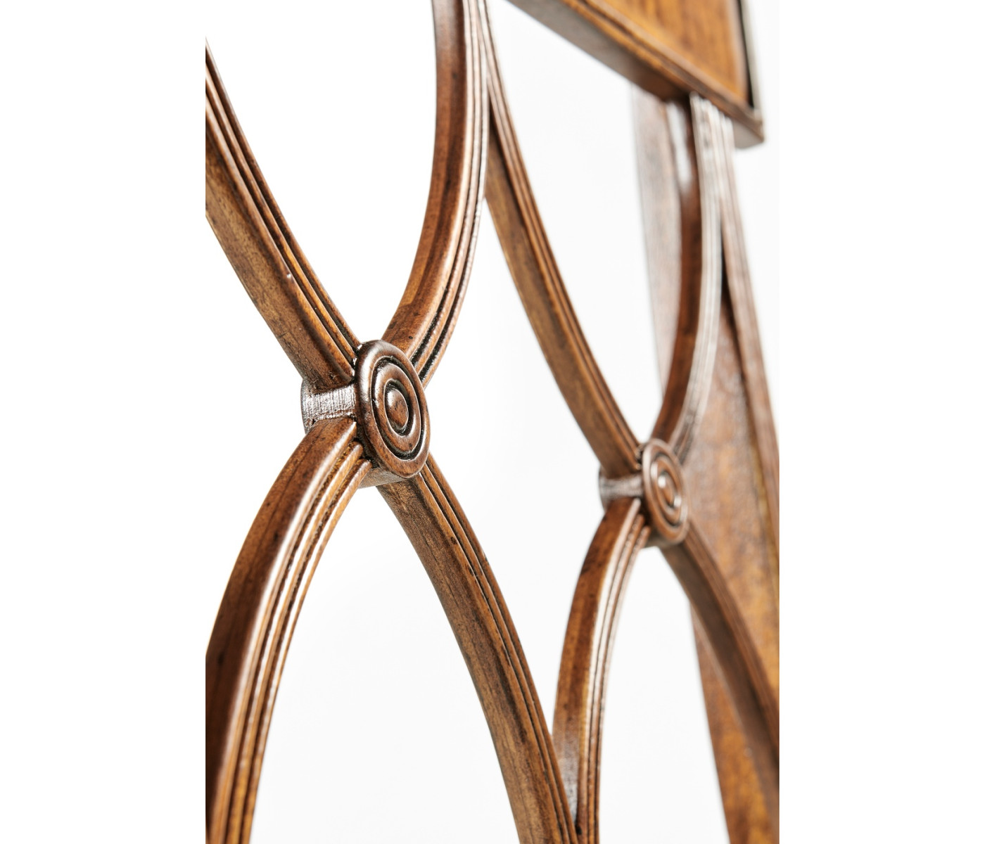 Regency Crotch Walnut Curved Back Side Chair