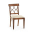 Regency Crotch Walnut Curved Back Side Chair