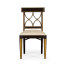 Regency Black Painted Curved Back Side Chair