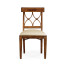 Regency Mahogany Curved Back Side Chair