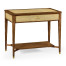 Ivory Shagreen Rectangular Sofa Table with Drawer