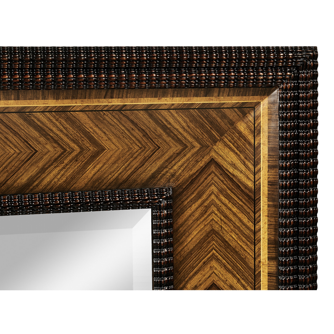 Gadrooned Floor Standing Mirror