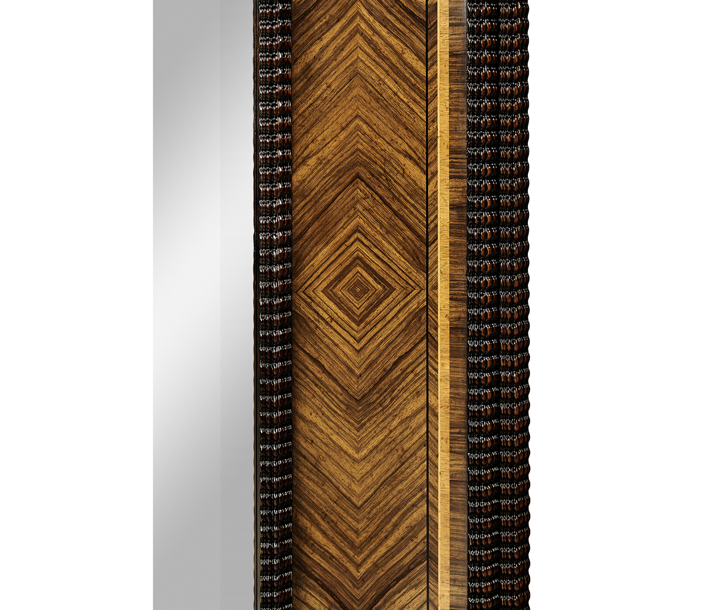 Gadrooned Floor Standing Mirror