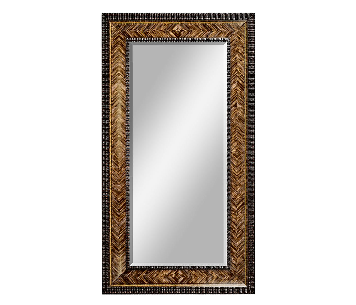 Gadrooned Floor Standing Mirror