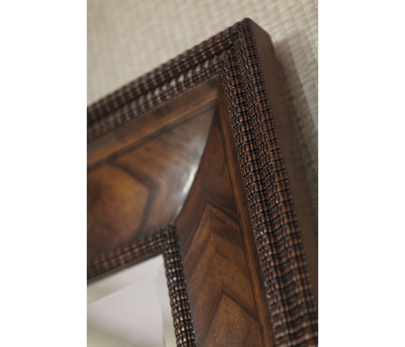 Gadrooned Floor Standing Mirror