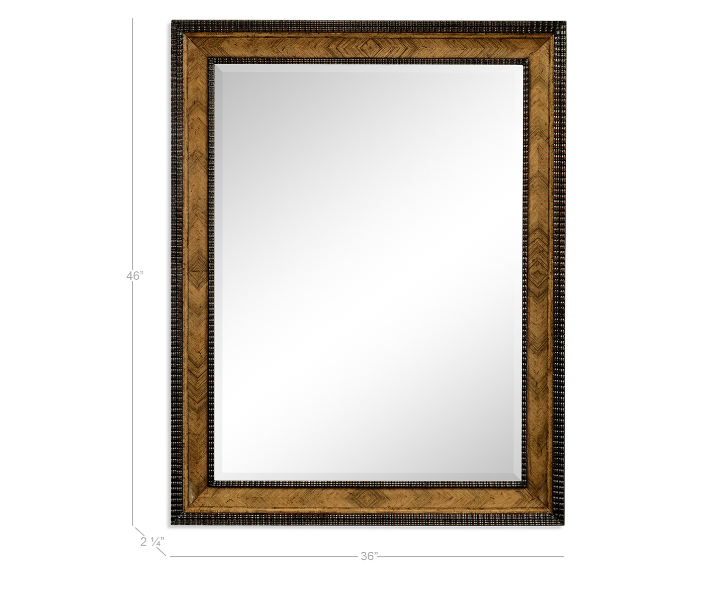 Gadrooned mirror