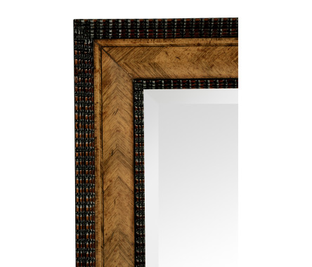 Gadrooned mirror