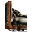 Chesterfield Style Walnut Office Chair