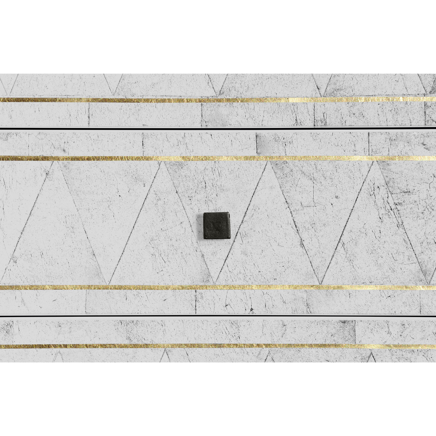 Églomisé & Bronze High Chest of Drawers