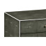 Anthracite Faux Shagreen & Silver High Chest of Drawers