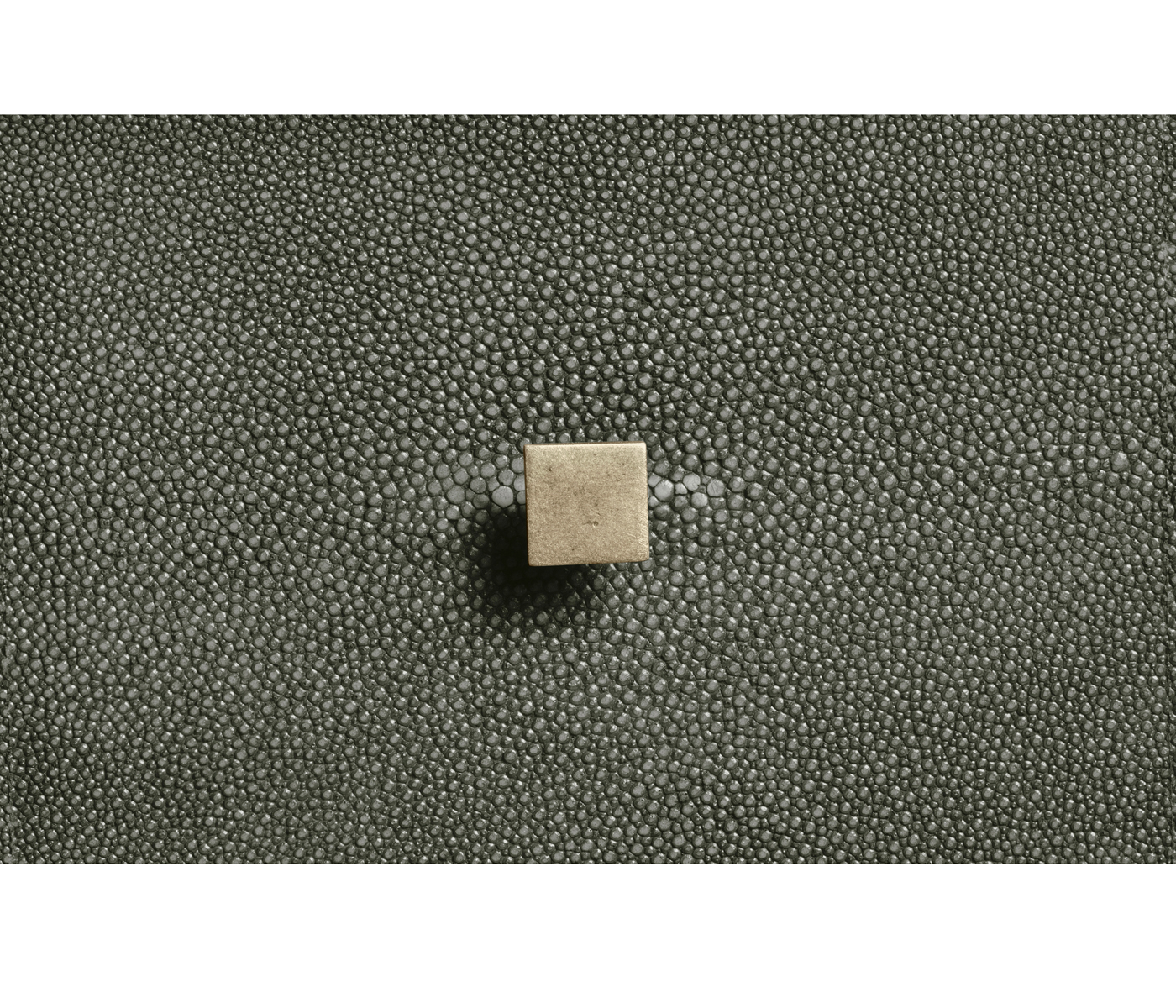 Anthracite Faux Shagreen & Silver High Chest of Drawers