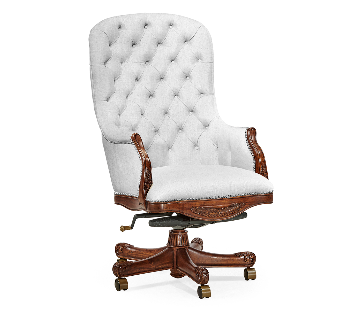 Chesterfield Style High Back Desk Chair
