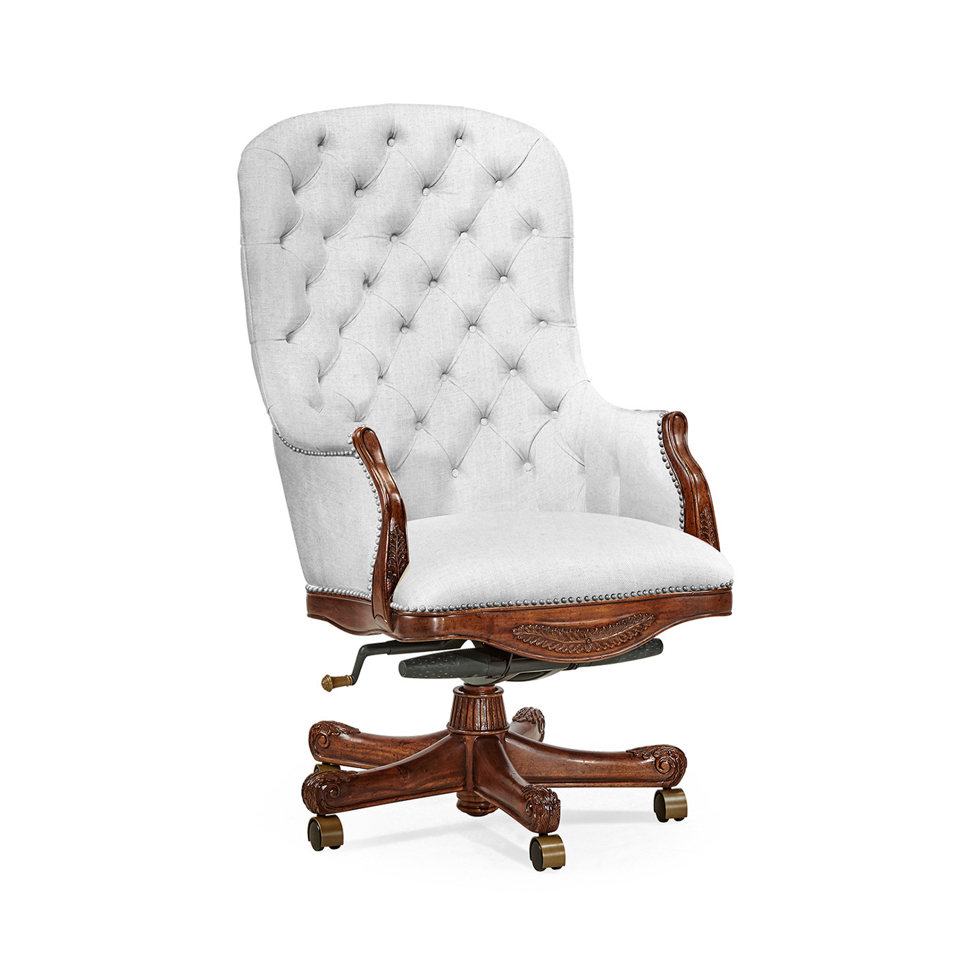 Chesterfield Style High Back Desk Chair
